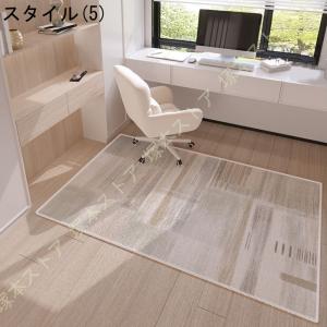 デスクカーペット 大判 ラグ チェアマット デ...の詳細画像5