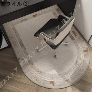 デスク下マット 北欧 デスク足元マット デスク...の詳細画像2