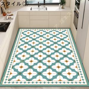 拭ける キッチンマット ロング フリーカット ...の詳細画像2