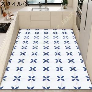 拭ける キッチンマット ロング フリーカット ...の詳細画像3