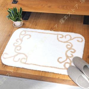 玄関マット 北欧 屋内 アラベスク模様 天然素材...の商品画像