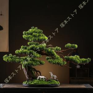 フェイクグリーン 卓上 人工観葉植物 崖松 人工...の商品画像