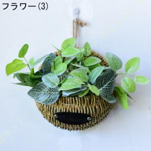 壁掛け 造花 フェイクグリーン インテリア 飾...の詳細画像3