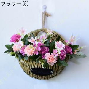 壁掛け 造花 フェイクグリーン インテリア 飾...の詳細画像5