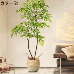人工観葉植物 フェイクグリーン 緑南天竹 大型...の詳細画像1