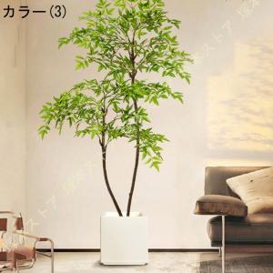 人工観葉植物 フェイクグリーン 緑南天竹 大型...の詳細画像2