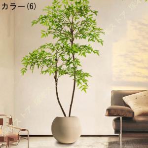 人工観葉植物 フェイクグリーン 緑南天竹 大型...の詳細画像5