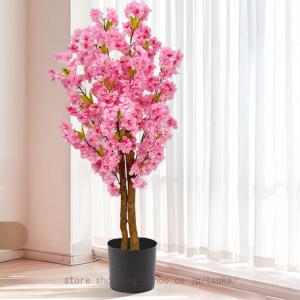 観葉植物 フェイク ピンク 人工観葉植物 観葉...の詳細画像1