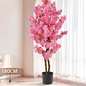 観葉植物 フェイク ピンク 人工観葉植物 観葉...の詳細画像4