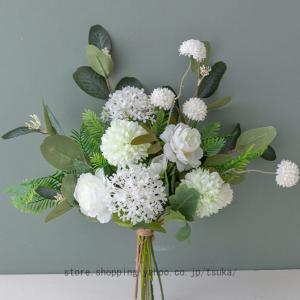 フェイクフラワー 花瓶付き 装飾用造花 人工植...の詳細画像3