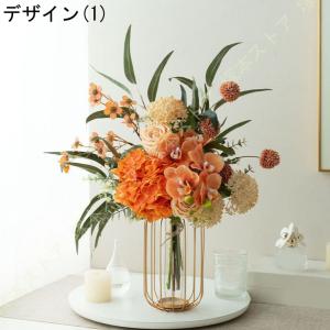 フェイクフラワー 造花 花瓶付き インテリア ...の詳細画像1