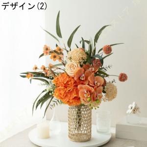 フェイクフラワー 造花 花瓶付き インテリア ...の詳細画像2
