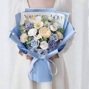 ソープフラワー 花束 母の日 花 敬老の日フラワーギフト バラ 造花ブーケ 誕生日プレゼント 枯れない花 記念日 退職 開店祝い 結婚祝い お見舞い 贈り物