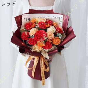 ソープフラワー 花束 母の日 花 敬老の日フラ...の詳細画像4