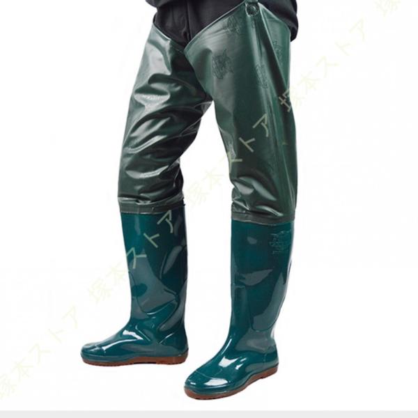 レインシューズ メンズ レインブーツ ヒップウェーダー 防水 カジュアルシューズ アウトドア ウォー...