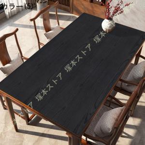 テーブルクロス はっ水 防水 模造木目保護マッ...の詳細画像5