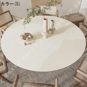 テーブルクロス 円形 丸形 テーブルマット P...の詳細画像5