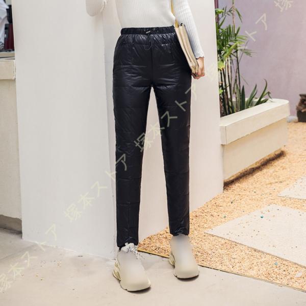 ダウン パンツ レディース 超軽量 ズボン ダウンボトムズ 暖かい 防寒 防風 大きいサイズ 秋冬対...
