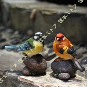 置物 鳥 ガラス置物 オブジェ グラスバード ブルー ガラス かわいい