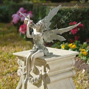 天使の彫刻 エンジェル　フェアリー妖精　園芸　オブジェ　置物 楽天市場】無邪気な心 妖精 像 妖精 フェアリー 天使 エンジェル angel