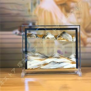 スワロフスキー クリスタル　砂時計 置物 手回し可能 スワロフスキー クリスタル 砂時計 置物 手回し可能