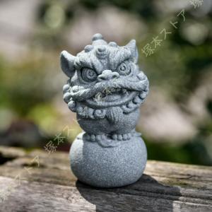 獅子 狛犬 置物 工芸品 オブジェ 優雅 伝統的 運 金運 健康運 出世運
