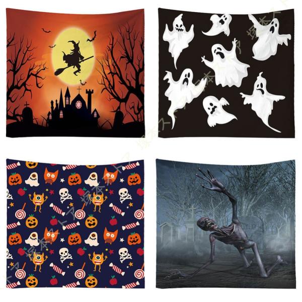 インテリア タペストリー かぼちゃ ハロウィン 祭り おしゃれ パンプキン ポスター ジャックランタ...