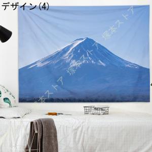 富士山タペストリー 壁掛け 紅葉 湖風景 イン...の詳細画像4