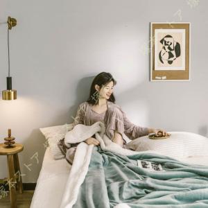 ブランケット タオルケット シングル 夏用 フ...の詳細画像1