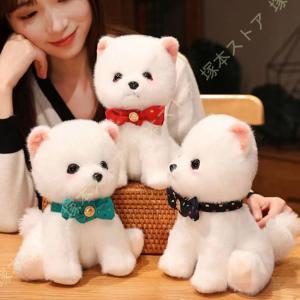 犬のぬいぐるみ ポメラニアン 柴犬 犬 リアル かわいい 安眠グッズ 添い寝枕 人形 スイートパピー トイプードル ぬいぐるみ ふわふわ 店飾り クッション 自宅
