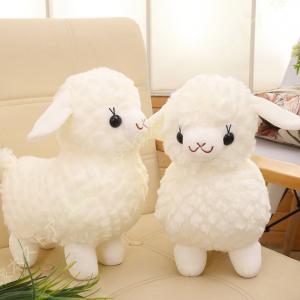 キッズアルパカッソリボン しろちゃん ぬいぐるみ アルパカ アミューズ