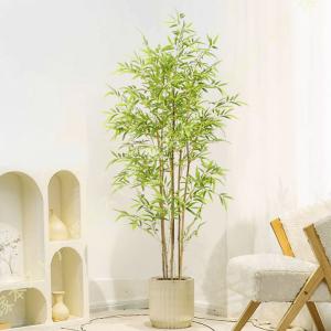 人工観葉植物 バンブー 竹 水やり不要 インテリアグリーン 観葉植物 造花バンブー 竹 鉢植え おしゃれ 樹木 グリーン ナチュラル お手入れ不要 枯れない