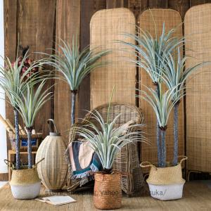 フェイクグリーン 大型 人工観葉植物 ユッカの木 ユッカ 観葉樹 開運 風水 多幸の木 太い幹 茂った葉 室内 オフィス 鉢植え インテリア 人工観葉樹 室内 部屋