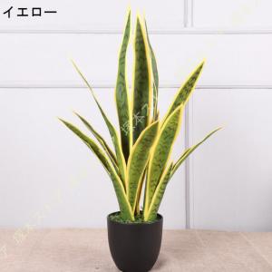 人工観葉植物 サンスベリア フェイクグリーン ...の詳細画像1