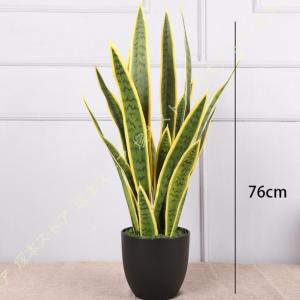 人工観葉植物 サンスベリア フェイクグリーン ...の詳細画像4