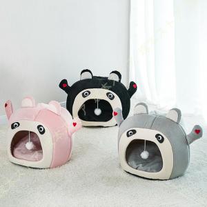 ペット ベッド 小型犬 猫用 ペットハウス ドーム型ベッド オールシーズン 犬 猫 クッション 室内犬 ドーム テント型 春 夏 秋 冬 さめ おもしろ 面白 小屋