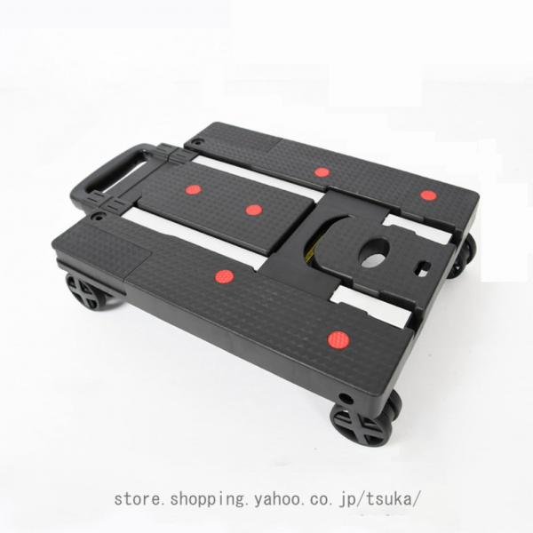 台車 軽量＆静音台車 耐荷重80kg 折りたたみ 軽量 静音 省音 折りたたみ台車 平台車 キャリー...