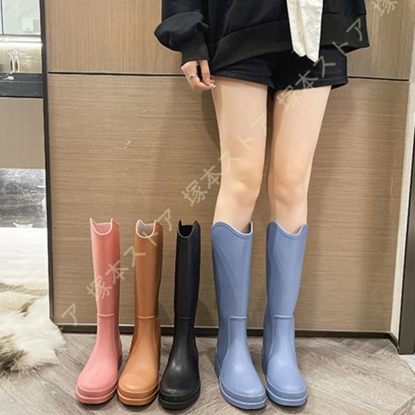 レインブーツ シューズ PVC 防水シューズ レインシューズ ショート レディース 女の子 大人 シ...