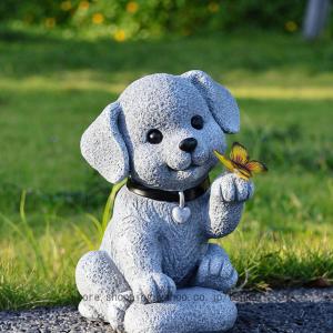 犬の置物 かわいい アニマル雑貨 ソーラーライ...の詳細画像4
