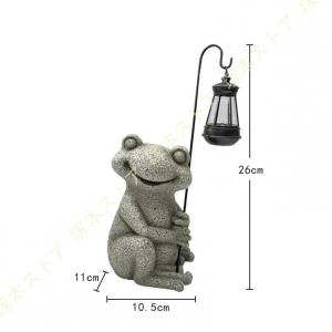 ソーラー置物 動物 彫刻 ガーデニング ソーラ...の詳細画像2