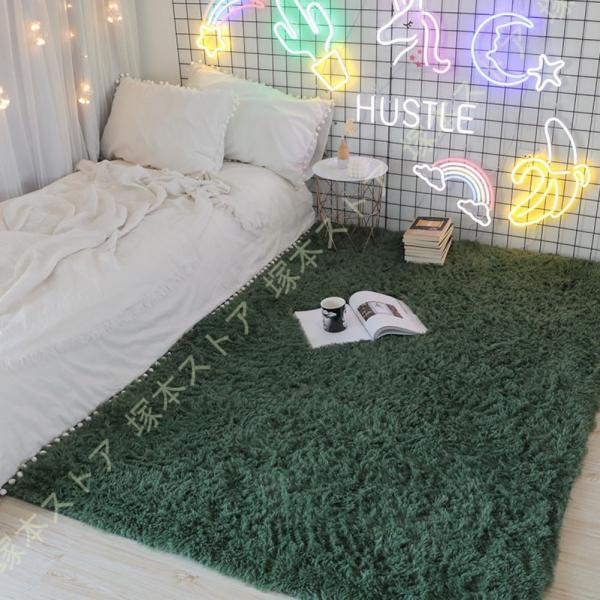 さらふわ手触り 洗えるシャギーラグ 80×120 抗菌 防臭 防ダニ 低ホル 洗える 防音 滑り止め...