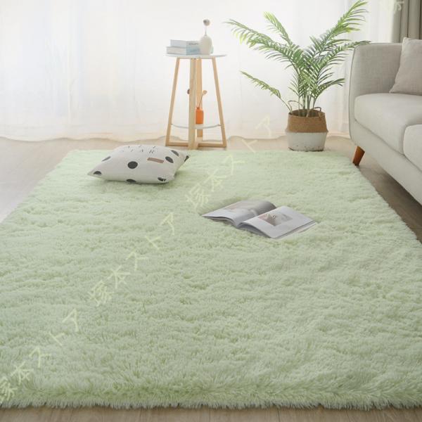 ラグ 80×160cm マイクロファイバー シャギーラグ 洗える 滑り止め 北欧 オールシーズン お...