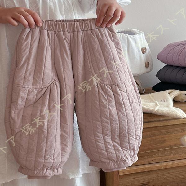 ダウンパンツ キッズ パンツ 中綿パンツ あったか 暖か 防寒 ロングパンツ 冬 寒さ対策 暖かい ...