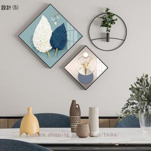 アートパネル 3枚 絵画 インテリア モダンア...の詳細画像5