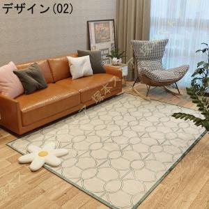 ラグ カーペット 洗える ラグマット 滑り止め...の詳細画像2