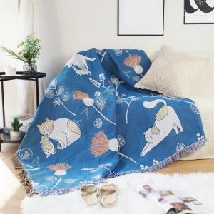 マルチカバー パグ犬の柄 かわいい ソファーカバー 綿 フルカバー 犬猫