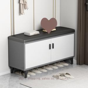 収納 ベンチ 玄関用 靴ラック 玄関ベンチ 玄関椅子 シューズラック 下駄箱 靴棚 クッション付き 玄関 腰掛け 靴 玄関収納 靴入れ おしゃれ 頑丈 大容量