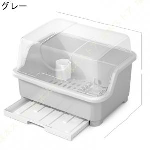 水切りラック カップ収納 食器収納 水切り 蓋...の詳細画像4