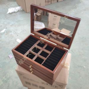 コレクションケース 木製 ガラス ジュエリー収納 ボックス Horn Please