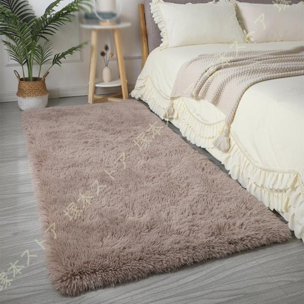 ラグ 長方形 140cm ラッテ マイクロファイバー シャギー 洗える 滑り止め 北欧 オールシーズ...